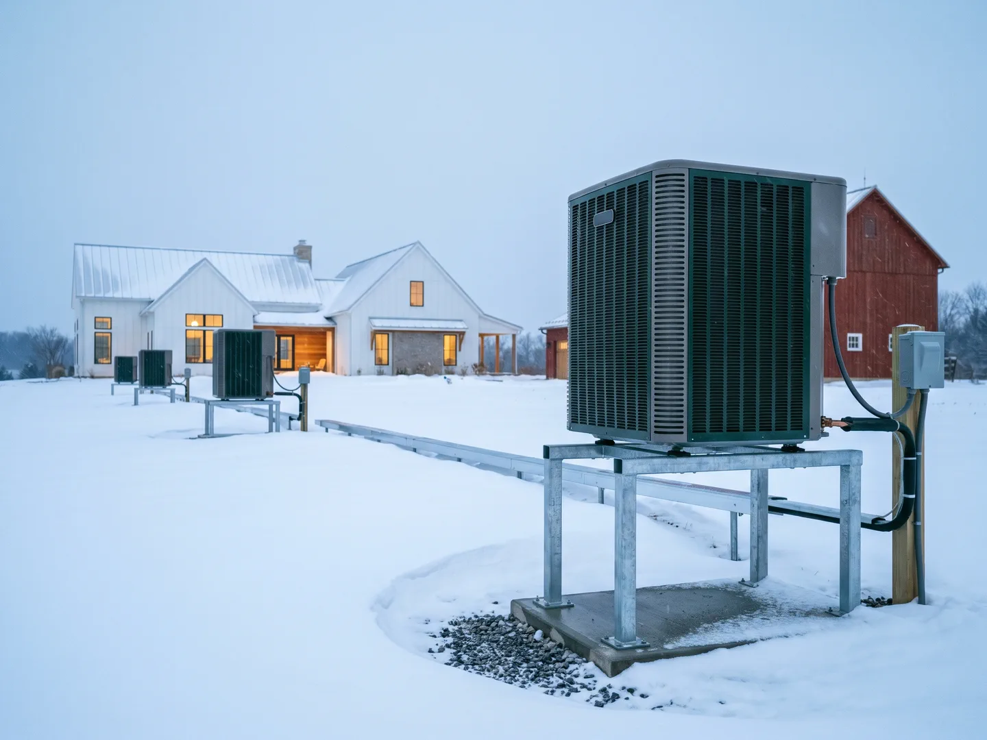 A well-kept Lancaster, NH home of the kind Dave installs heat pumps in