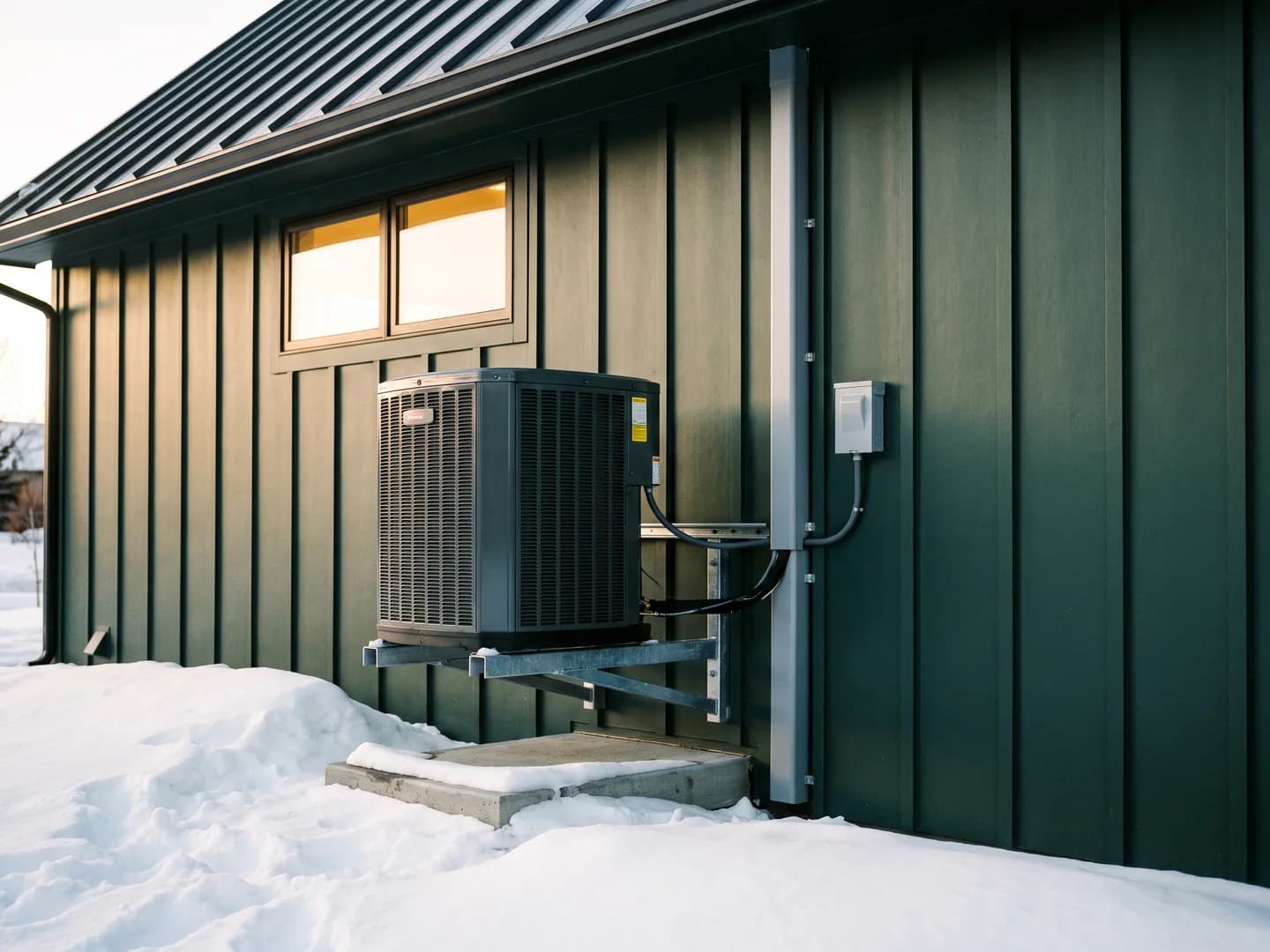 A well-kept Littleton, NH home of the kind Dave installs heat pumps in