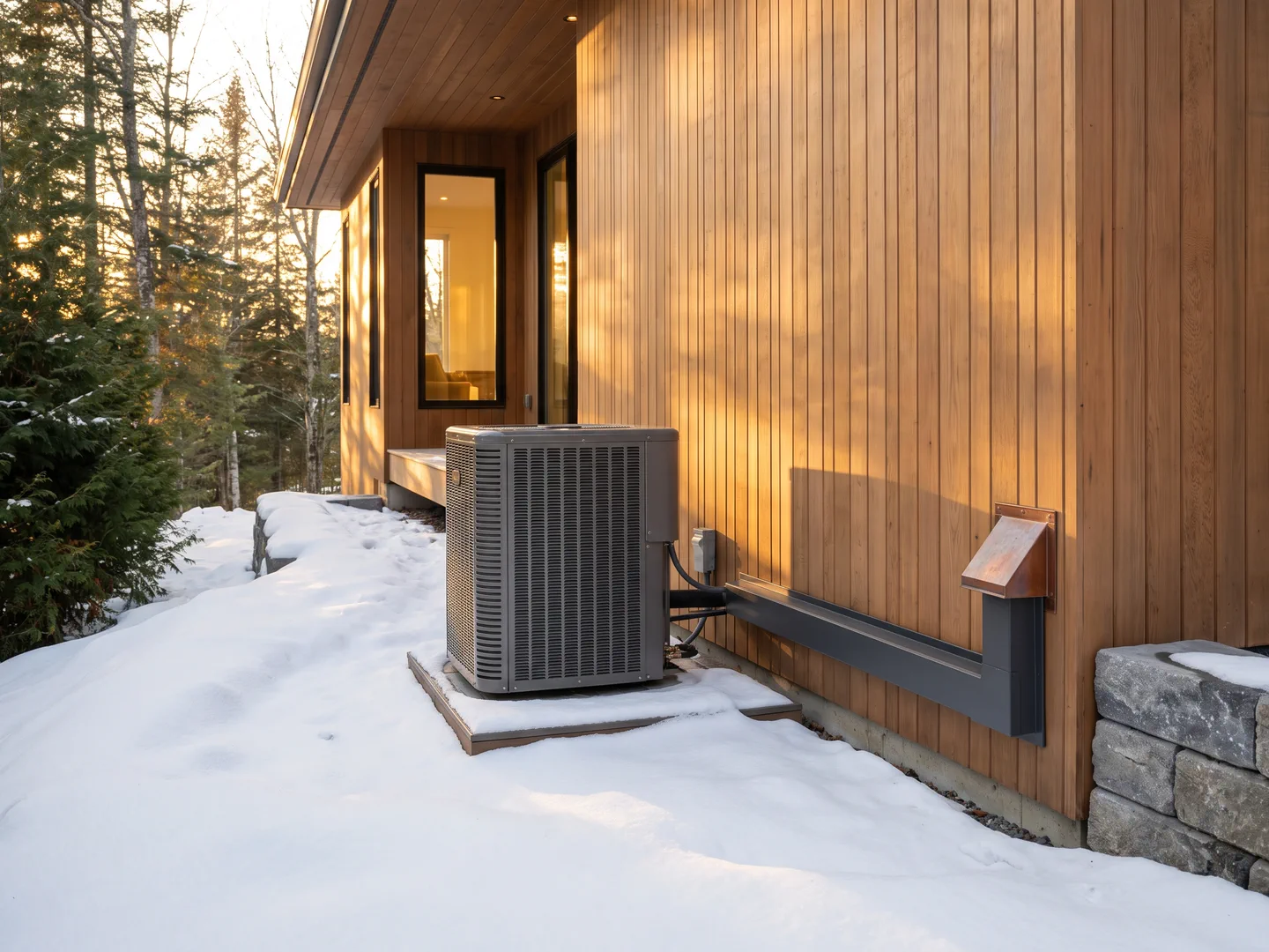A well-kept Windham, NH home of the kind Dave installs heat pumps in