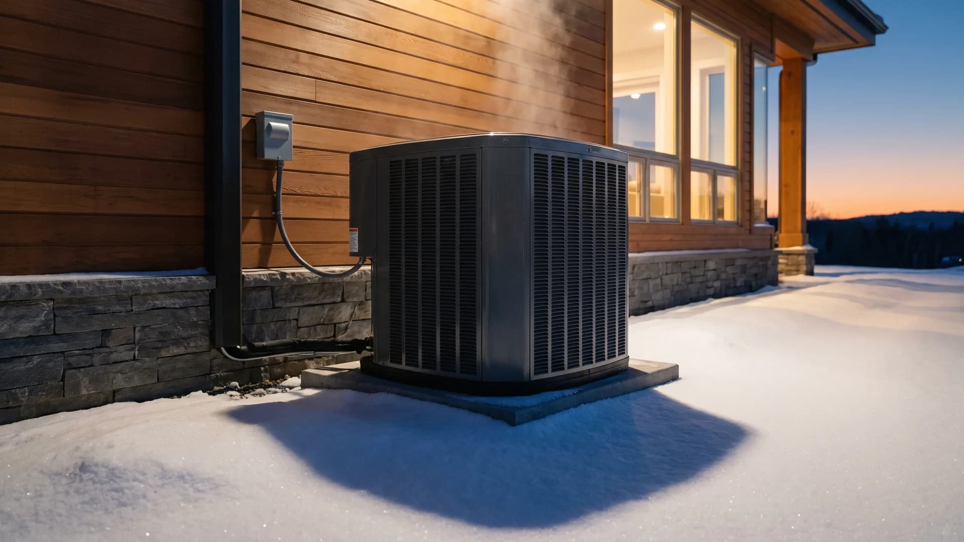 Photograph illustrating the guide: Do Heat Pumps Work in a New Hampshire Winter?