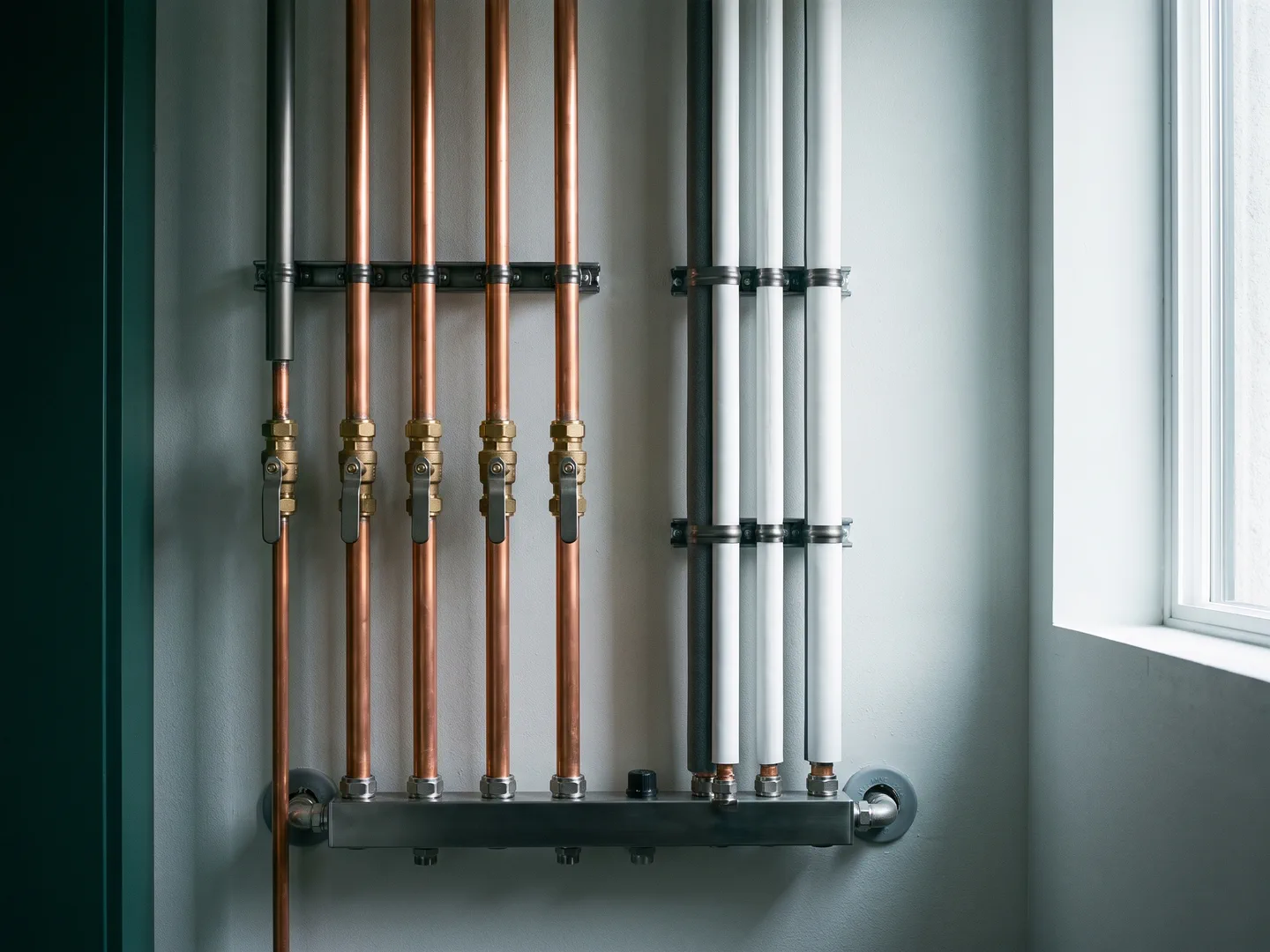 An original schematic comparing air-to-air and air-to-water heat flow