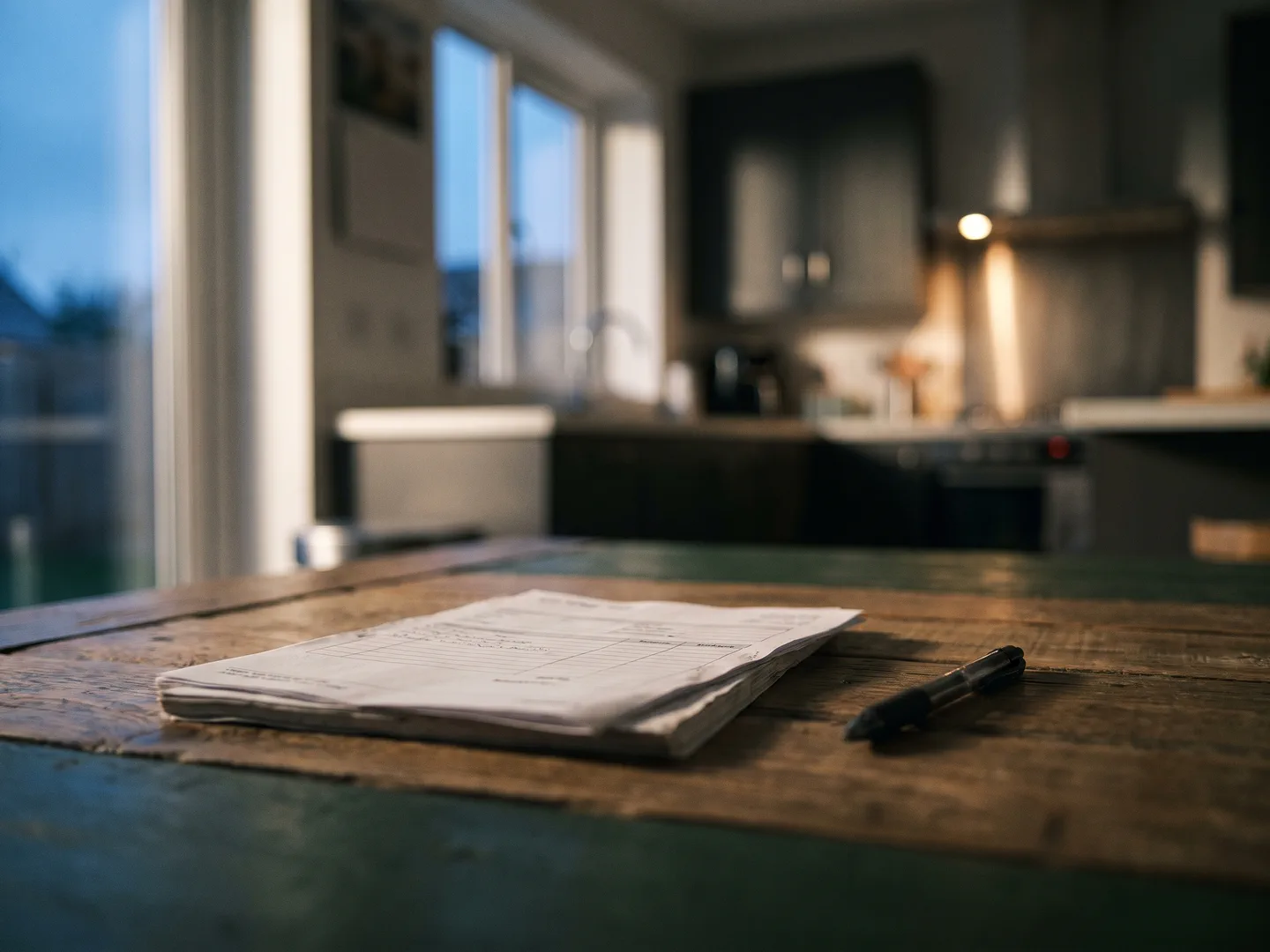 New Hampshire incentive paperwork beside heat pump planning notes