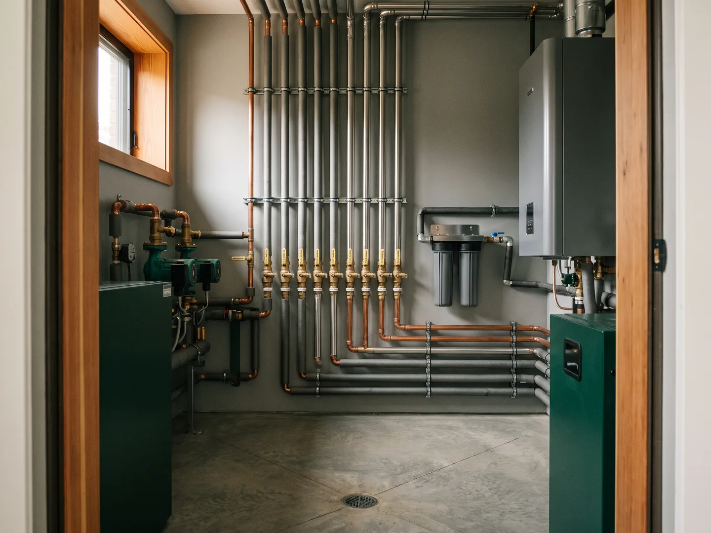 A safely occupied room during a winter heating interruption
