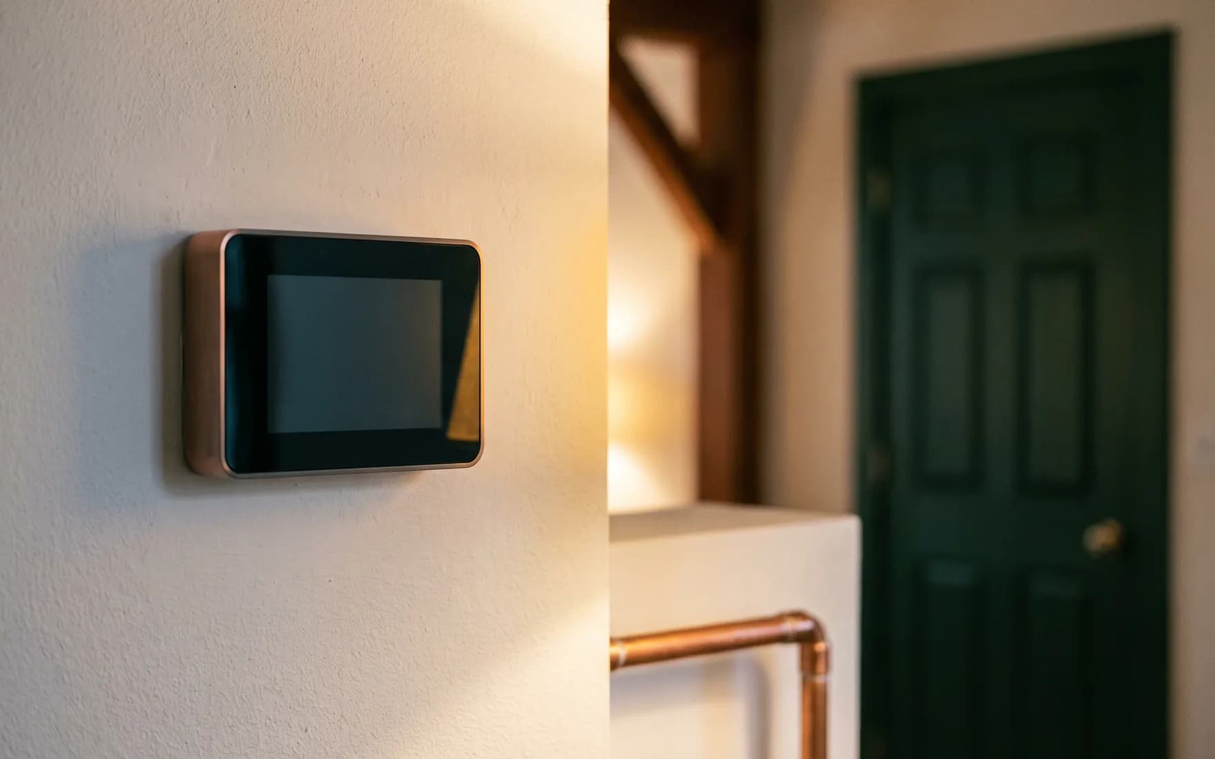 A thermostat showing a winter heating problem